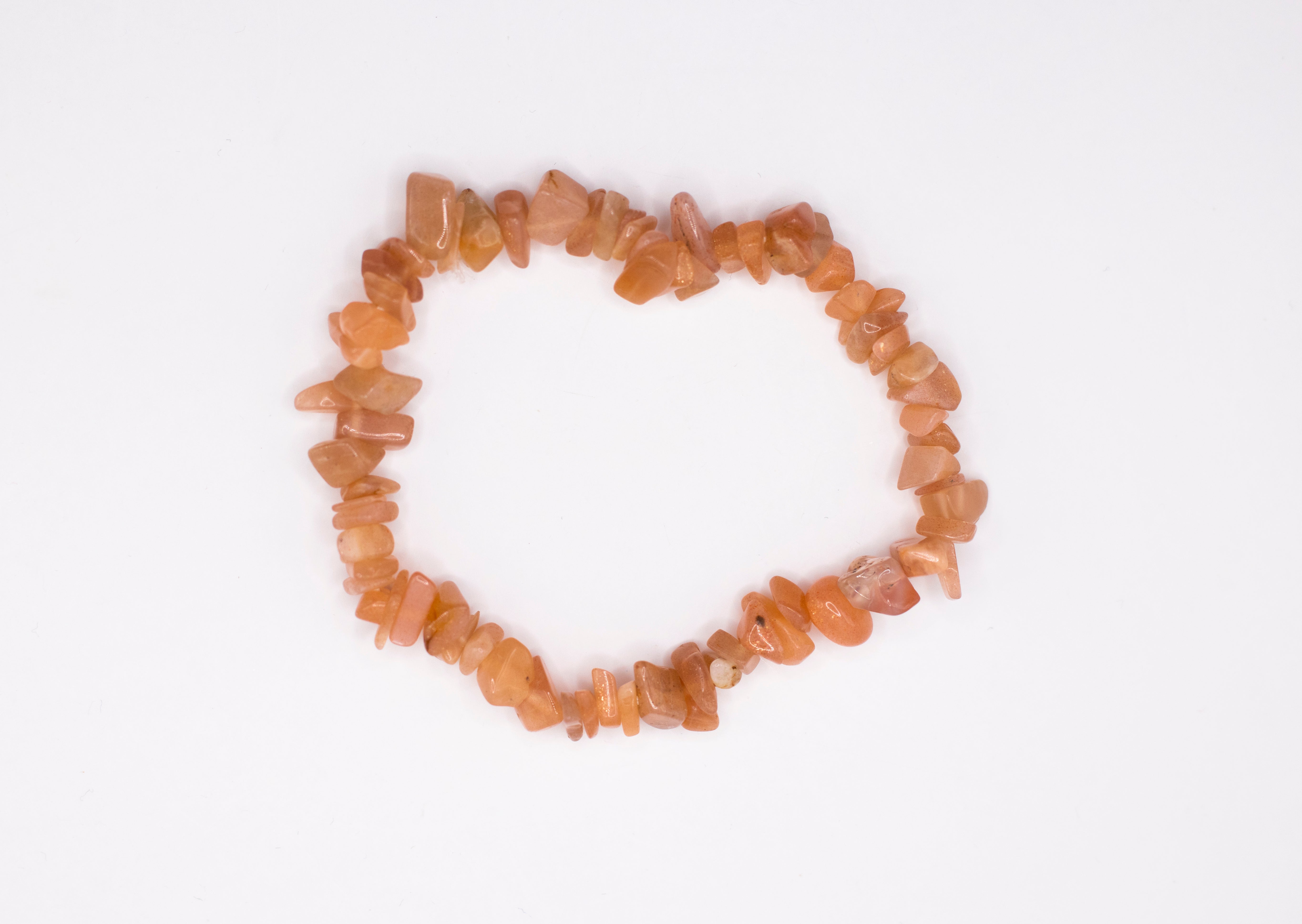 Mondstein Edelstein Splitterarmband flexibel