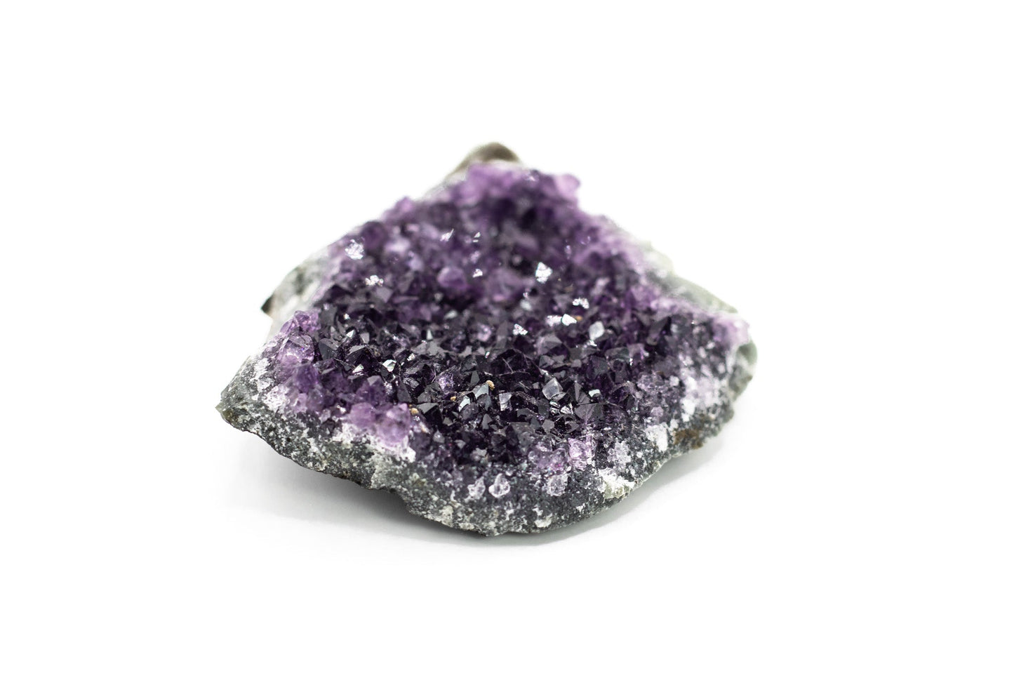 Amethyst Stufe 110-120 g in AA-Qualität, violett, einzigartiges Sammlerstück, fördert innere Ruhe und geistige Klarheit