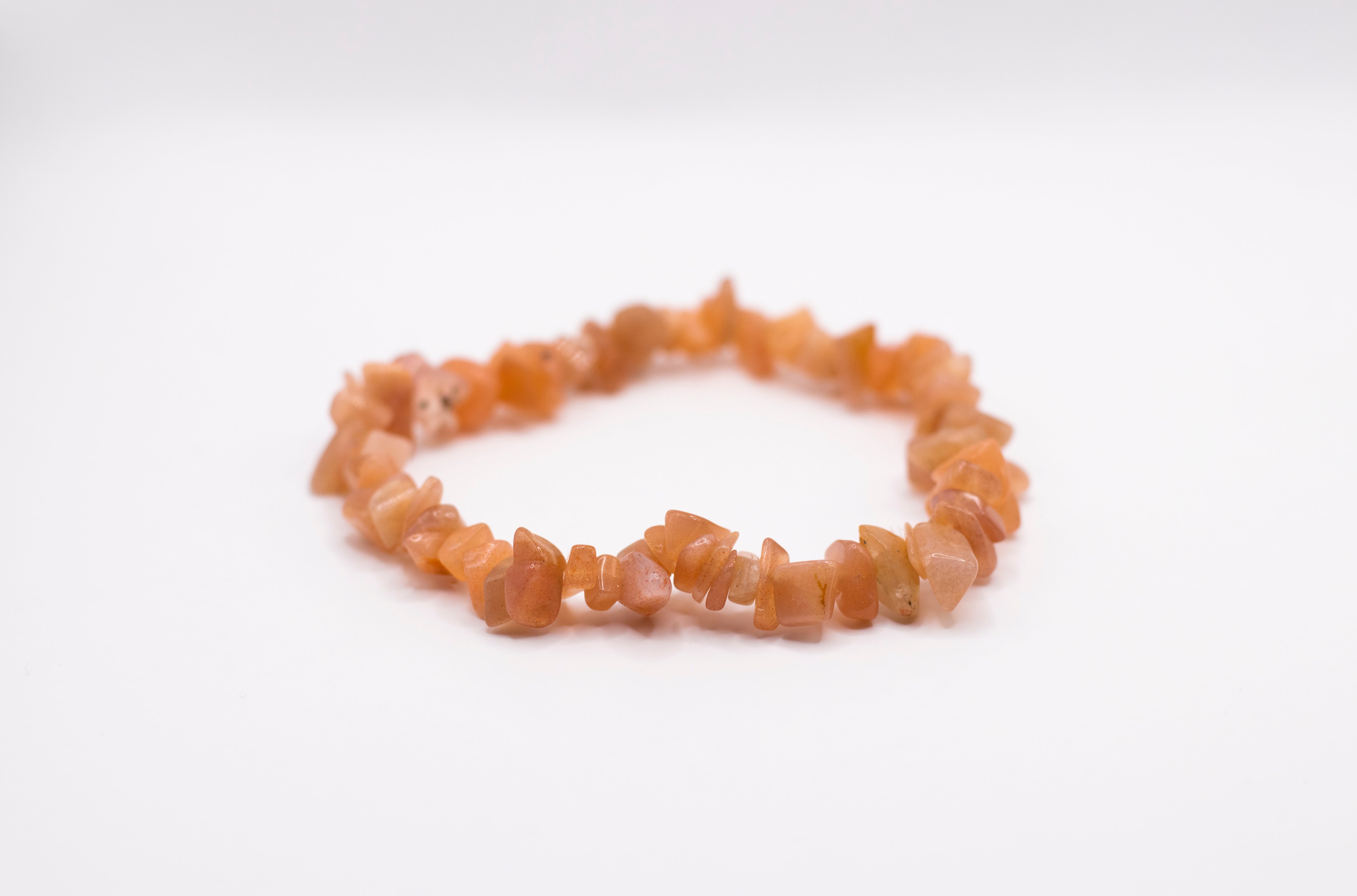 Mondstein Edelstein Splitterarmband flexibel